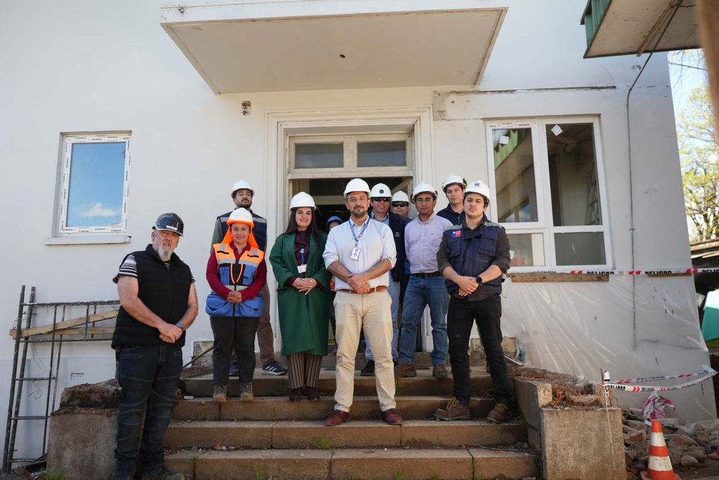 Visita inspectiva a las nuevas obras de infraestructura de salud en Traiguén