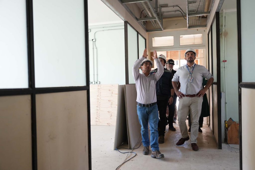 Visita inspectiva a las nuevas obras de infraestructura de salud en Traiguén