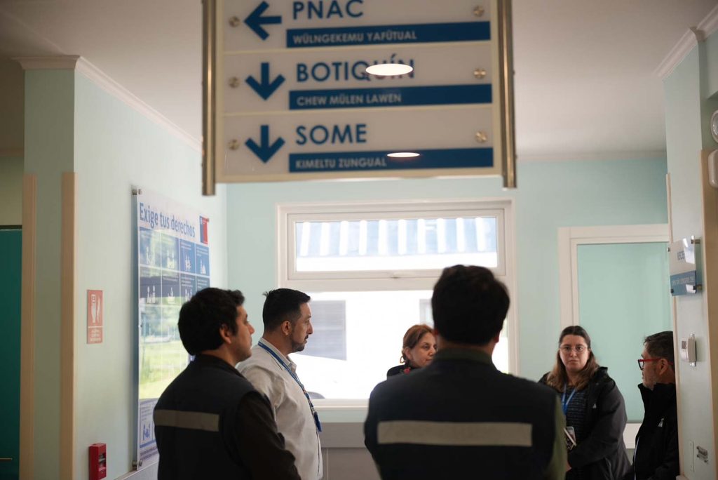 Visita inspectiva a las nuevas obras de infraestructura de salud en Traiguén