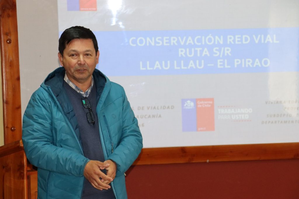 Presentacion del proyecto de conservacion del camino Llau Llau El Pirao a vecinos y autoridades de Villarrica